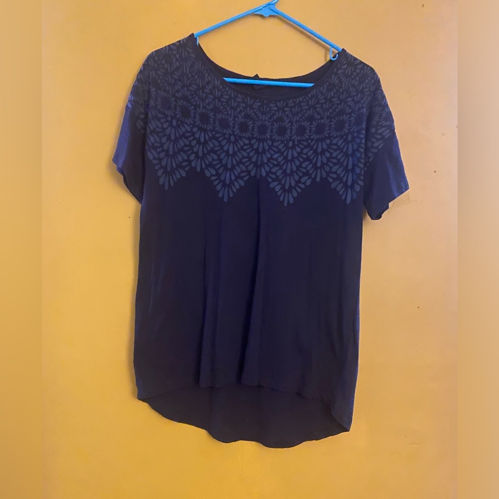 Gap drop shoulder top